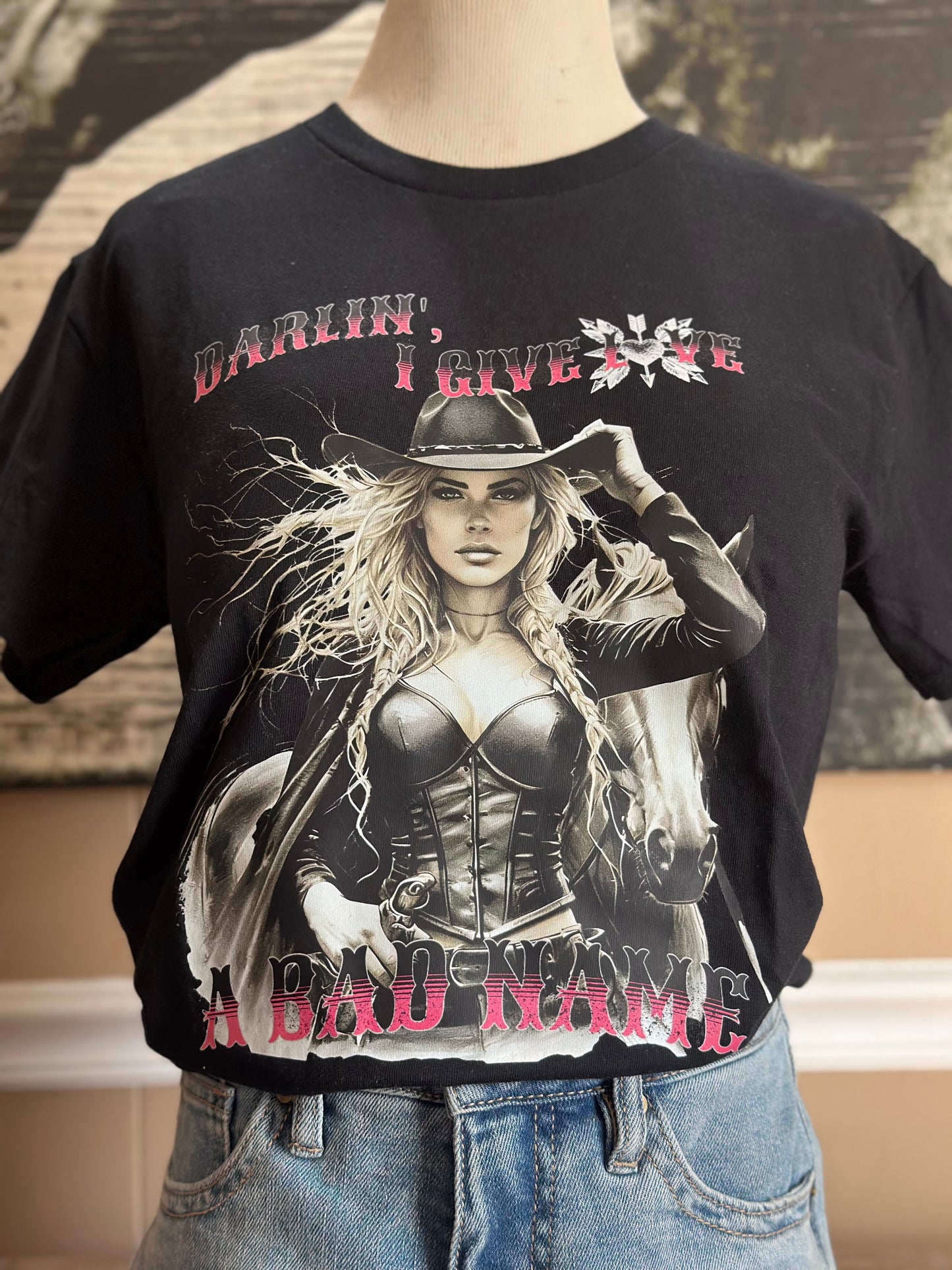 Darlin’ I Give Love A Bad Name Graphic T-Shirt
