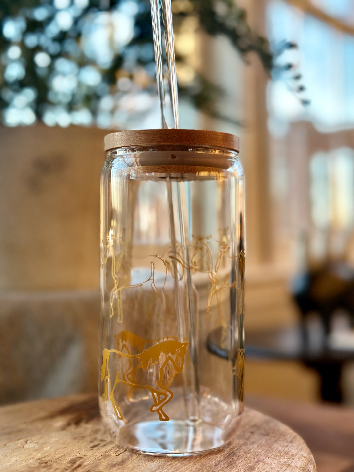 Horse Lover Glass Cup