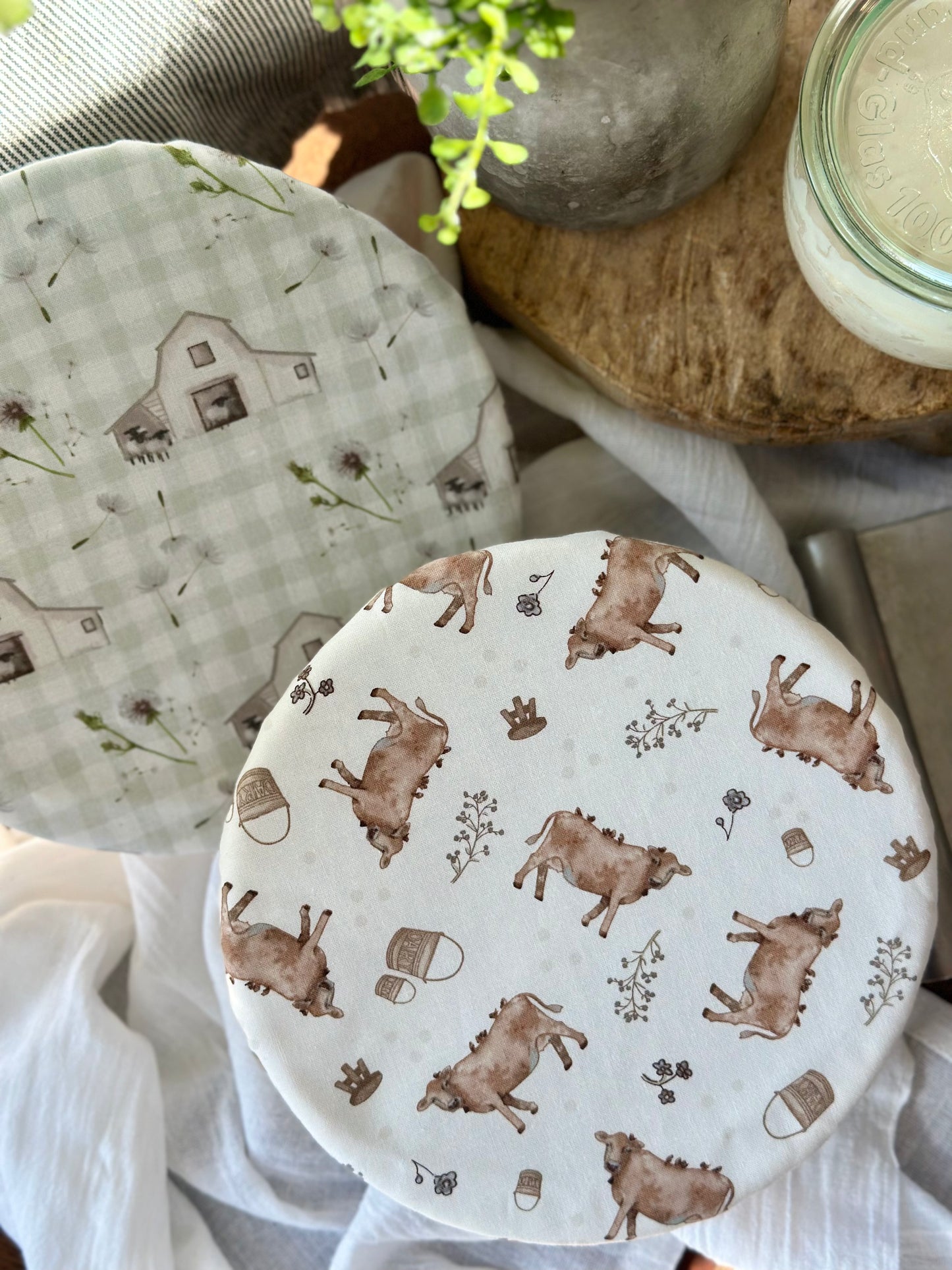 Jersey Cow Bowl Cover