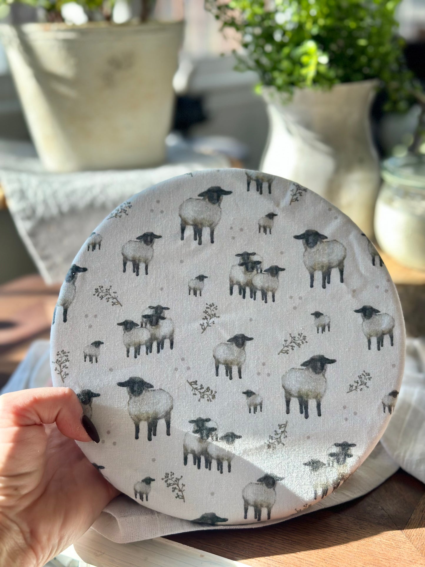 Sweet Sheep Bowl Cover