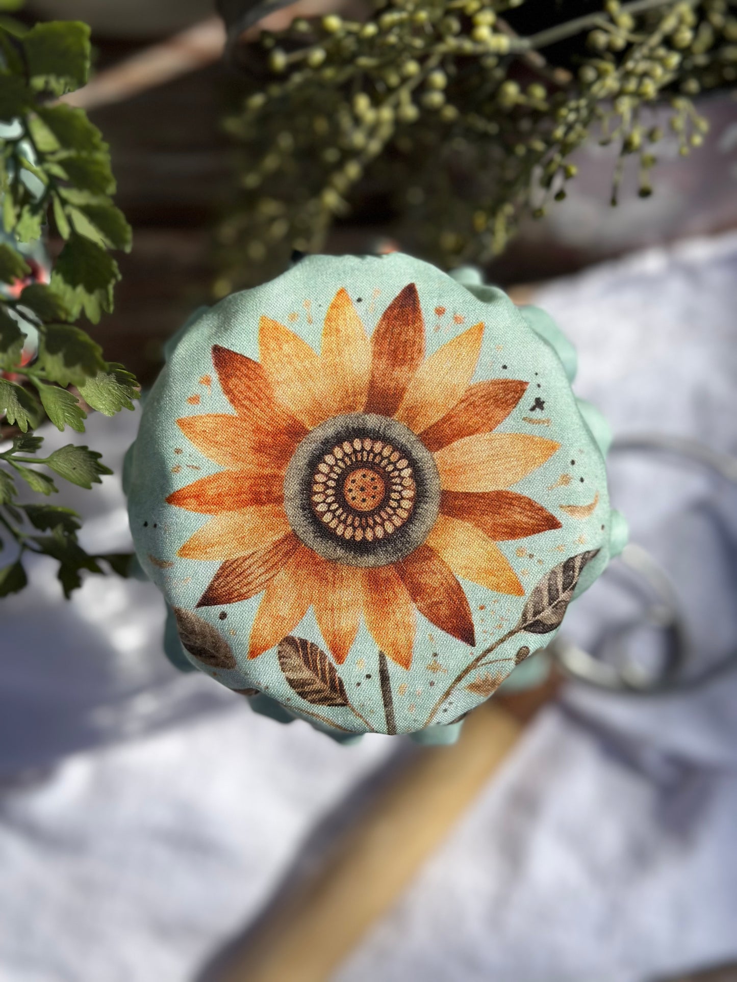 Sunflower Jar Cover (Wide Mouth)