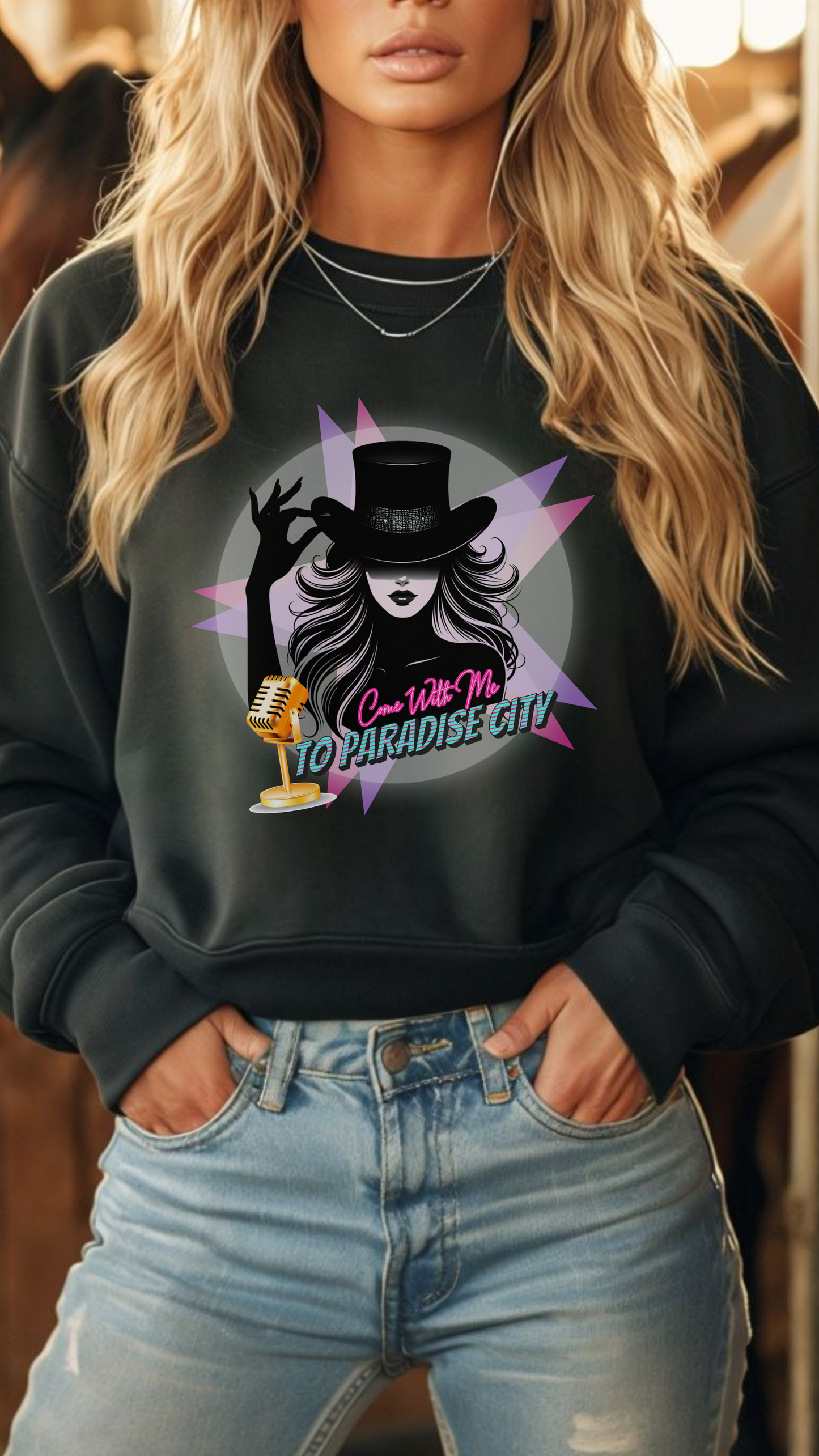 Come With Me To Paradise City DTF Print