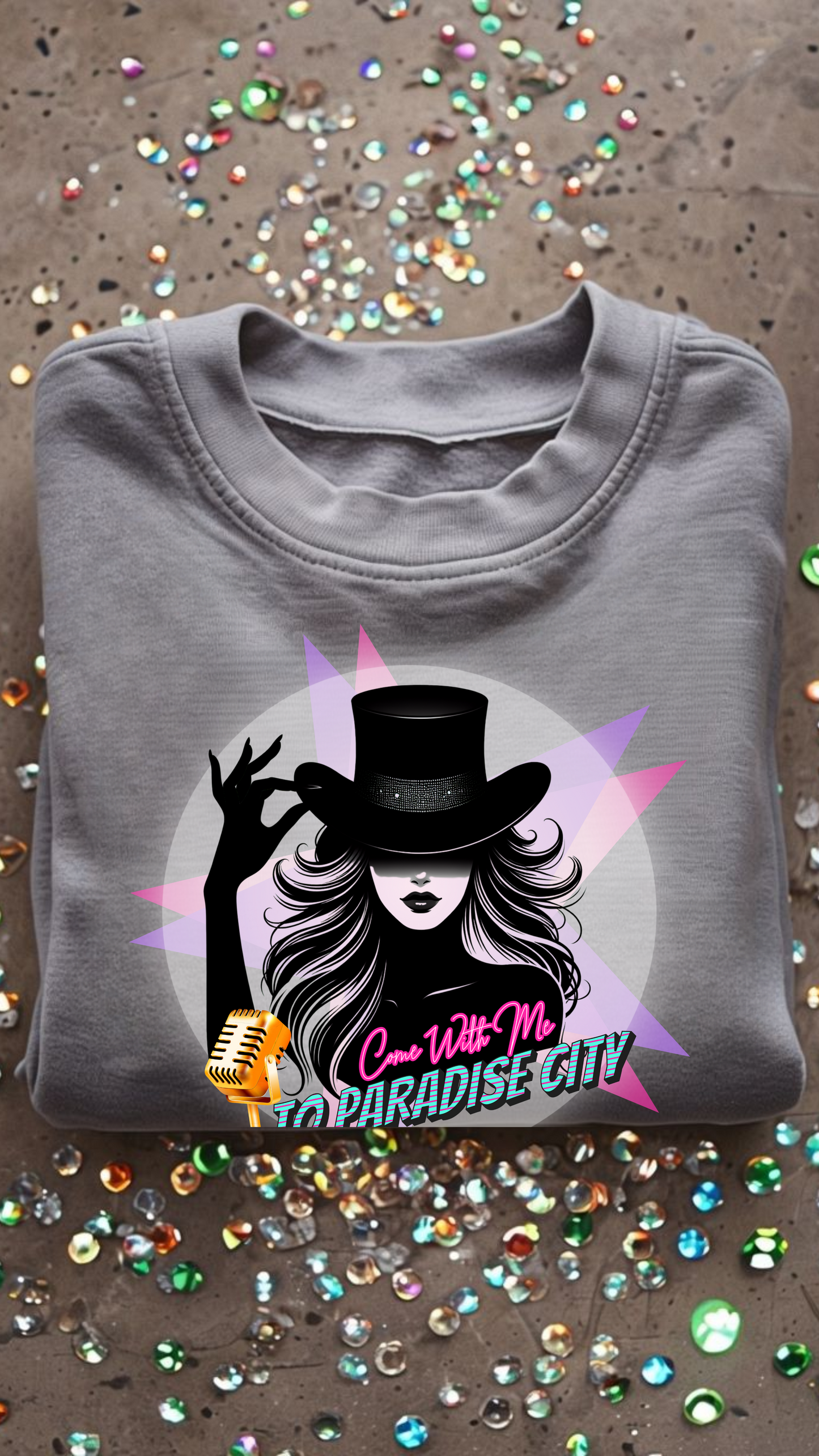 Come With Me To Paradise City DTF Print