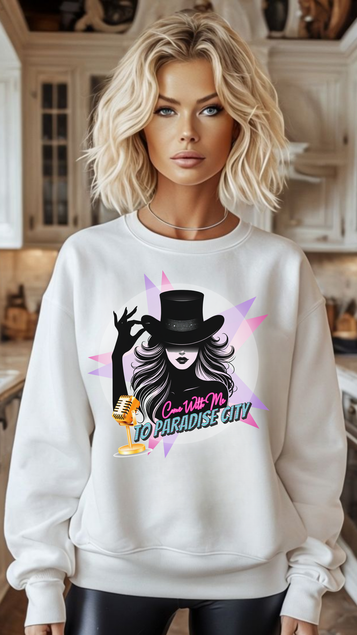 Come With Me To Paradise City DTF Print