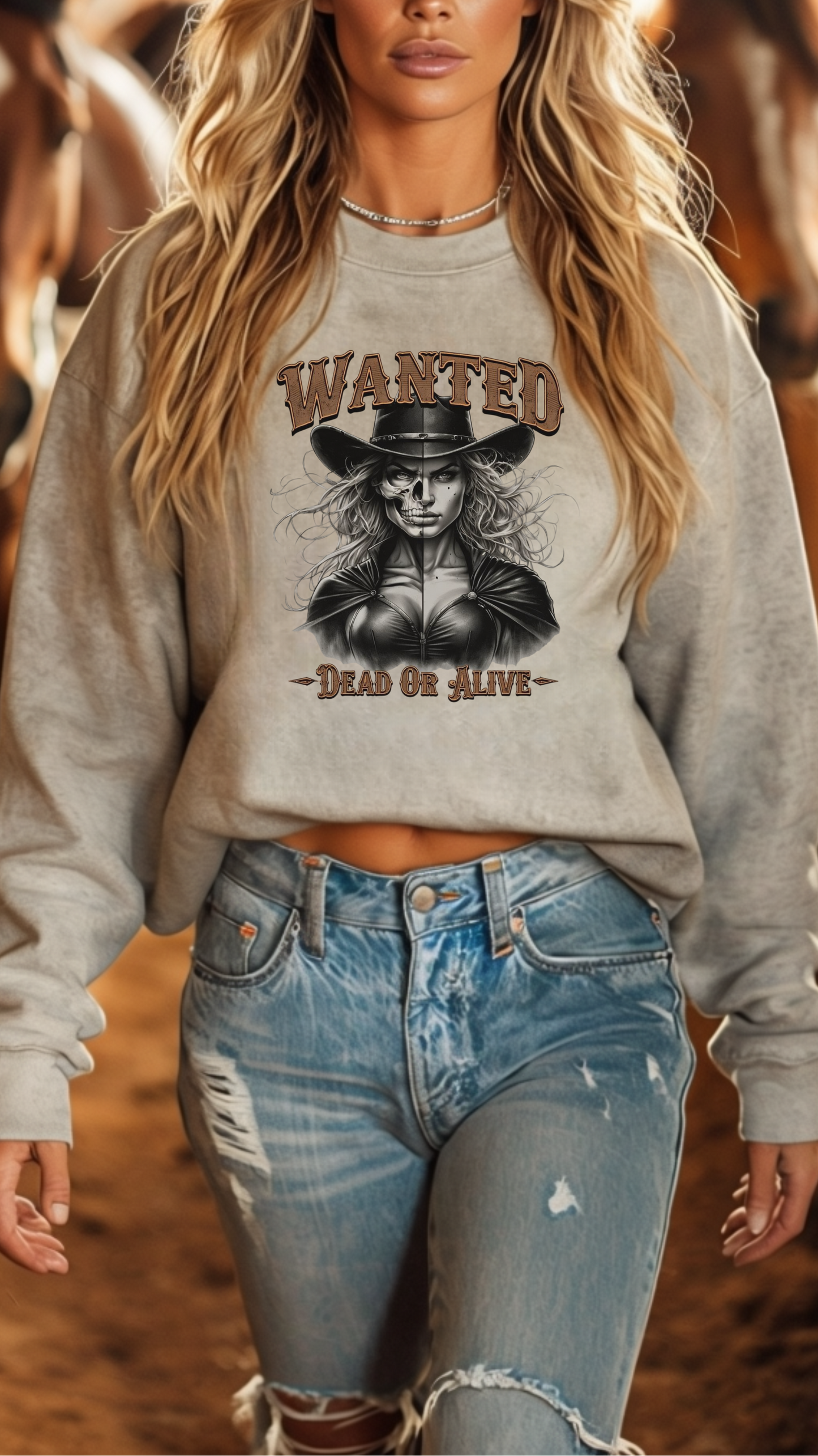 Wanted Dead Or Alive Sweatshirt