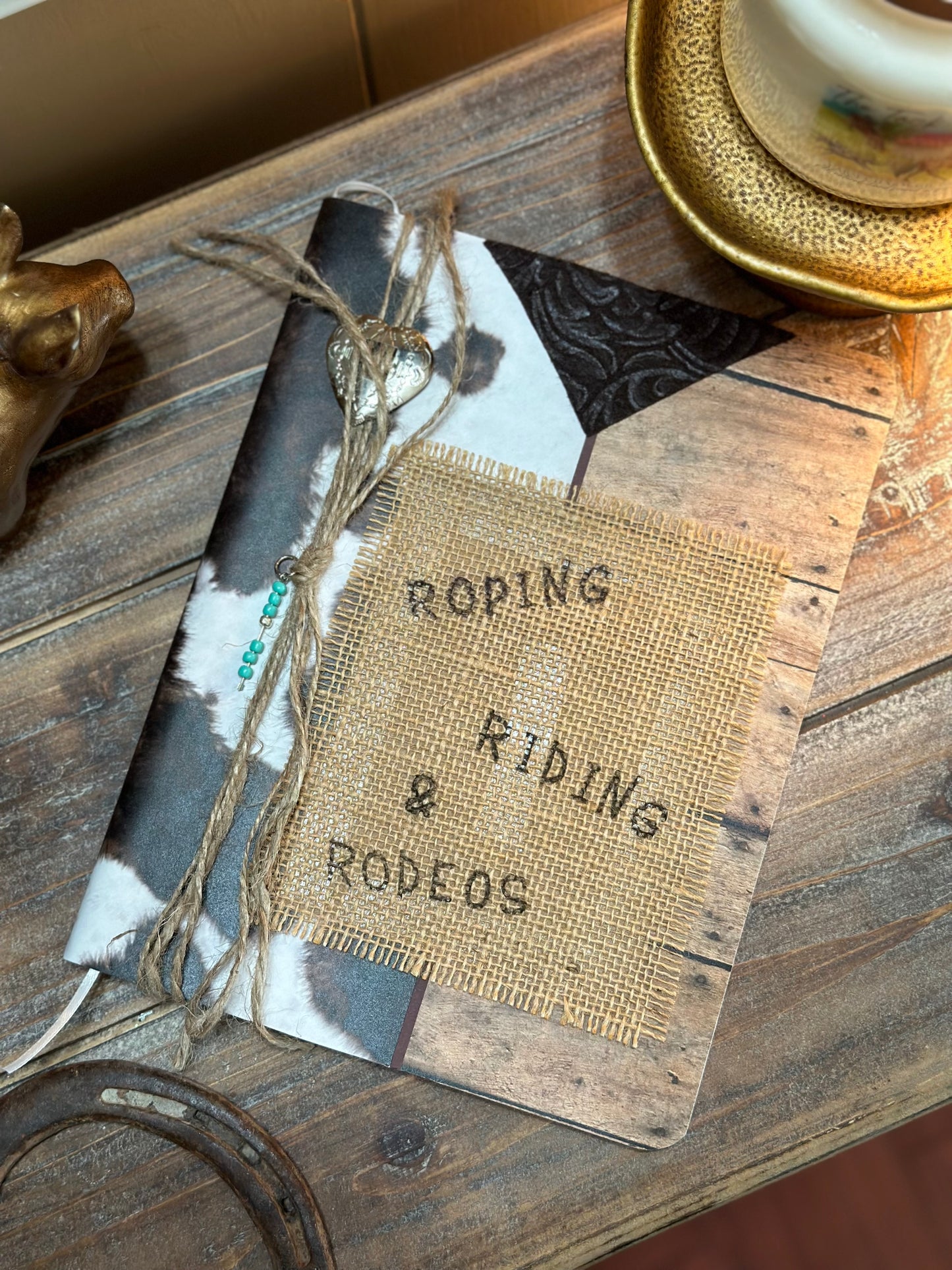 “Roping, Riding & Rodeos” Handcrafted Notebook