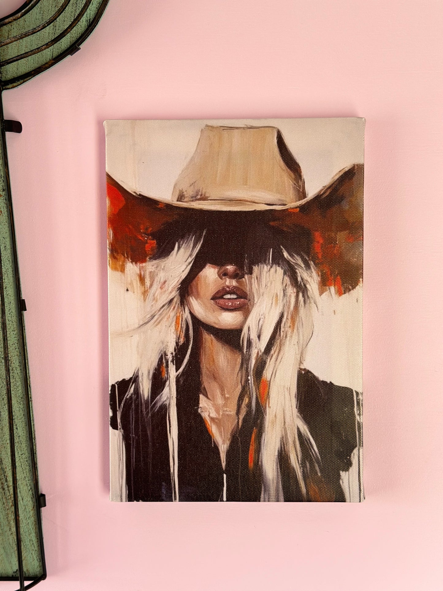 8”x12” Sexy Cowgirl 3.0 Canvas Print