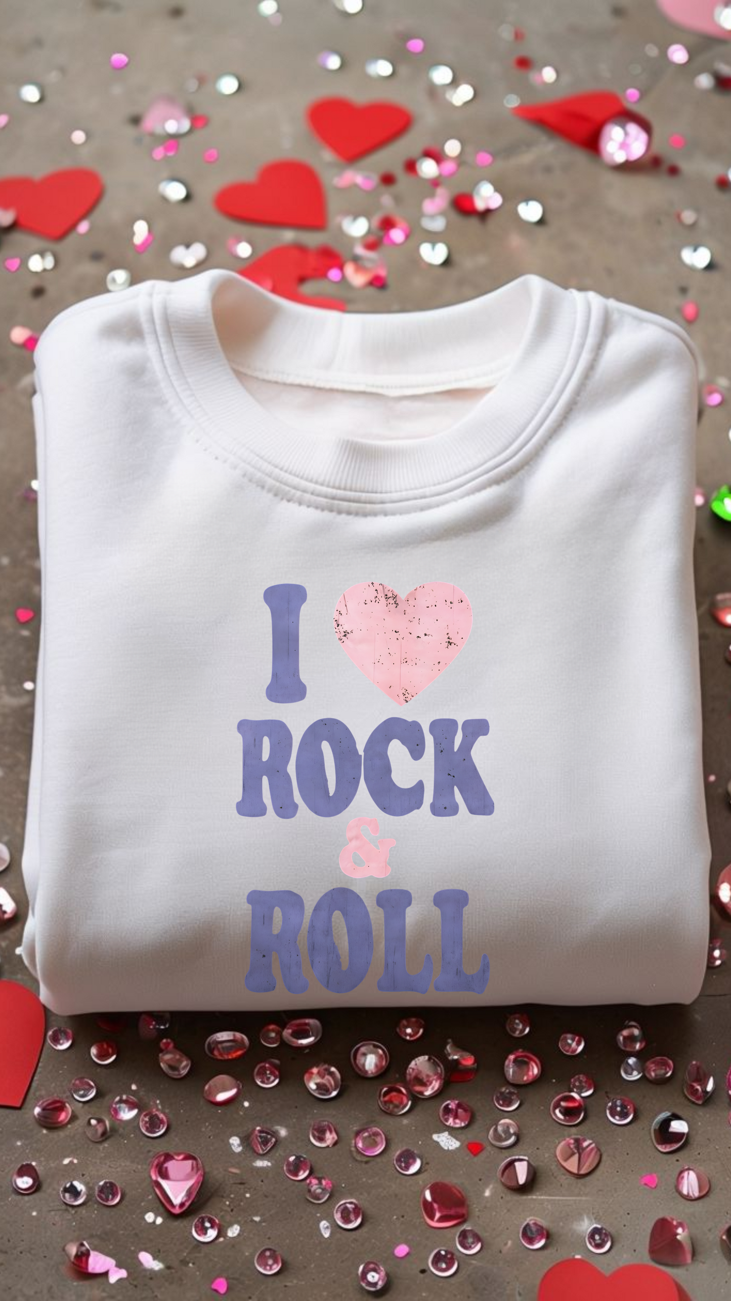 I <3 Rock & Roll DTF Print