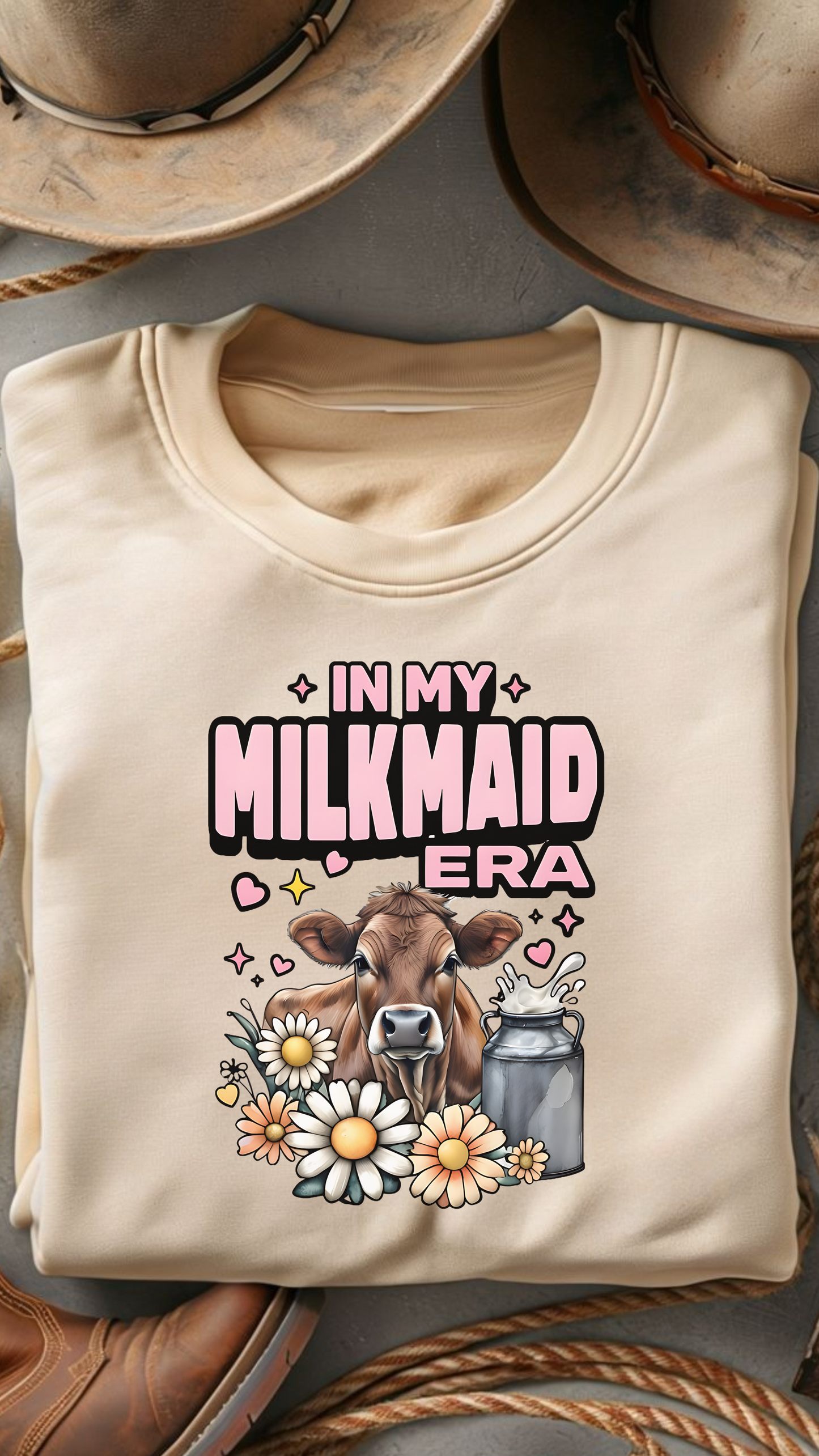 In My Milkmaid Era #2 DTF Print