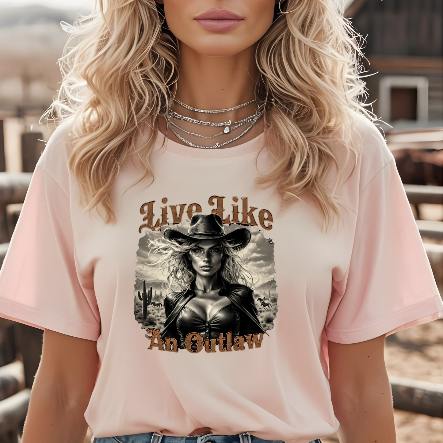 Live Like An Outlaw #2 DTF Print