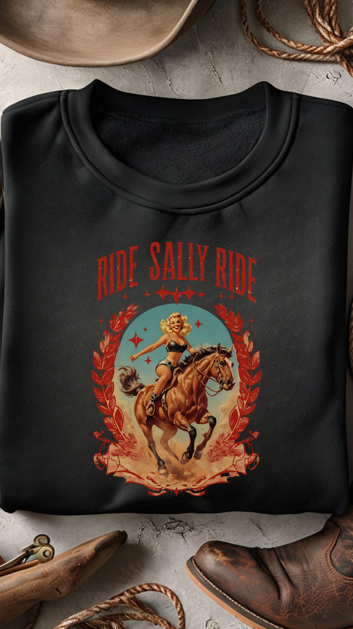 Ride Sally Ride DTF Print