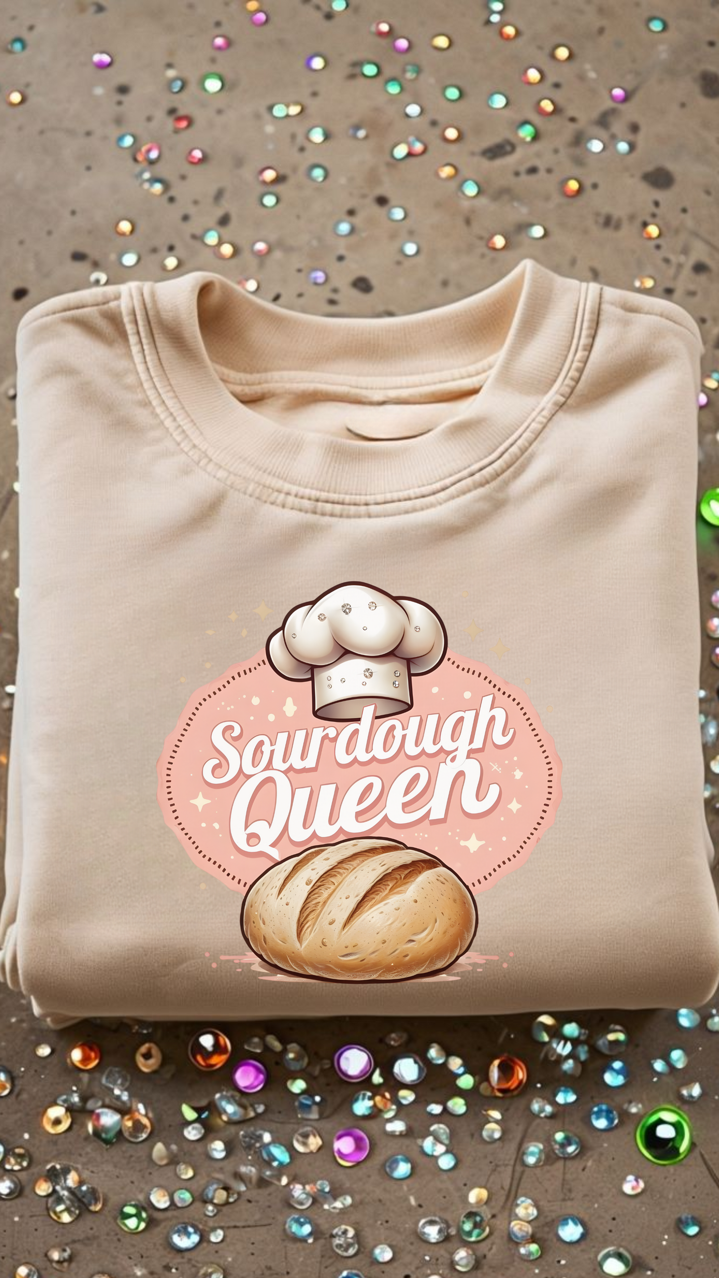 Sourdough Queen DTF Print
