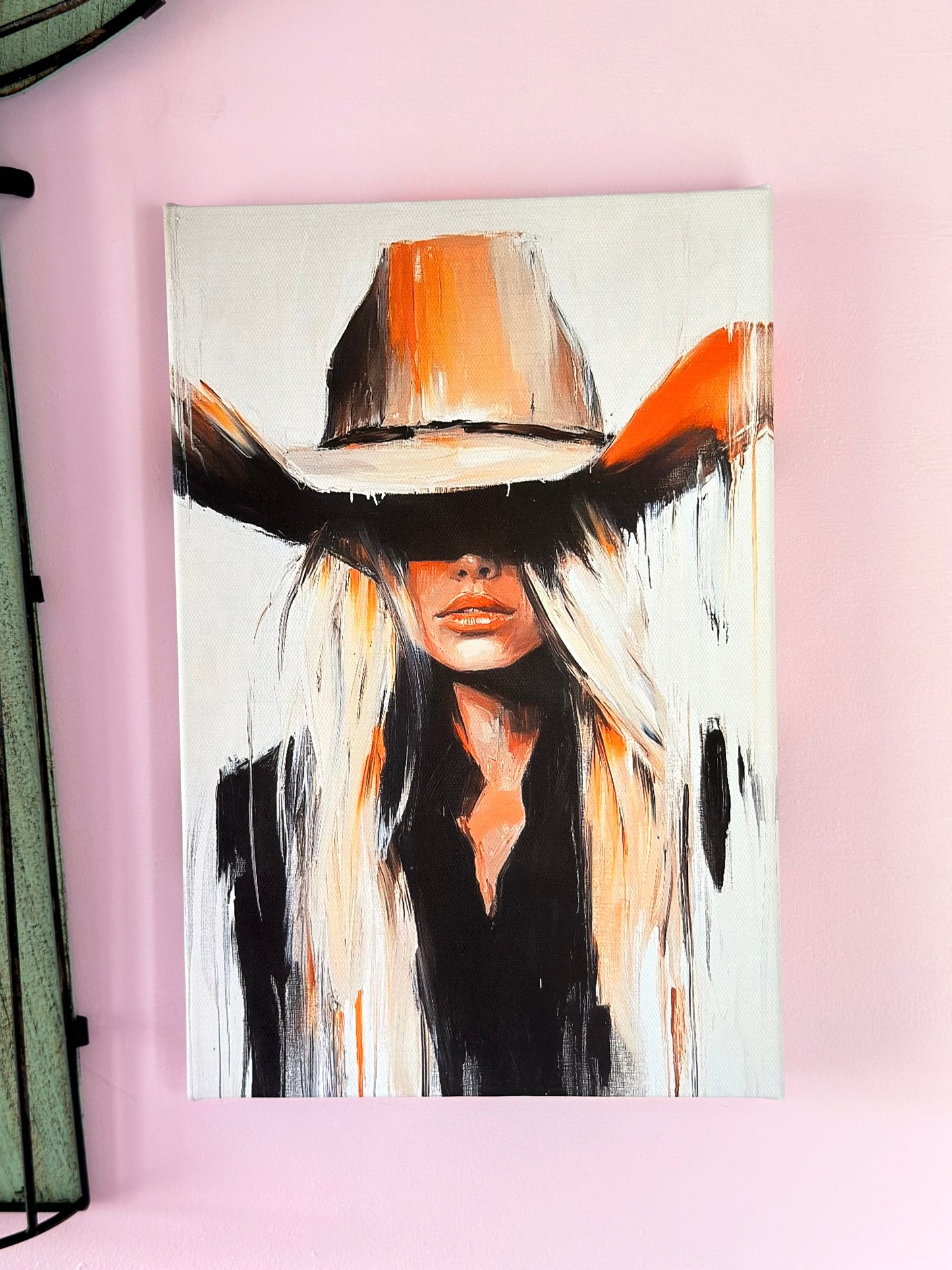 8”x12” Sexy Cowgirl 2.0 Canvas Print