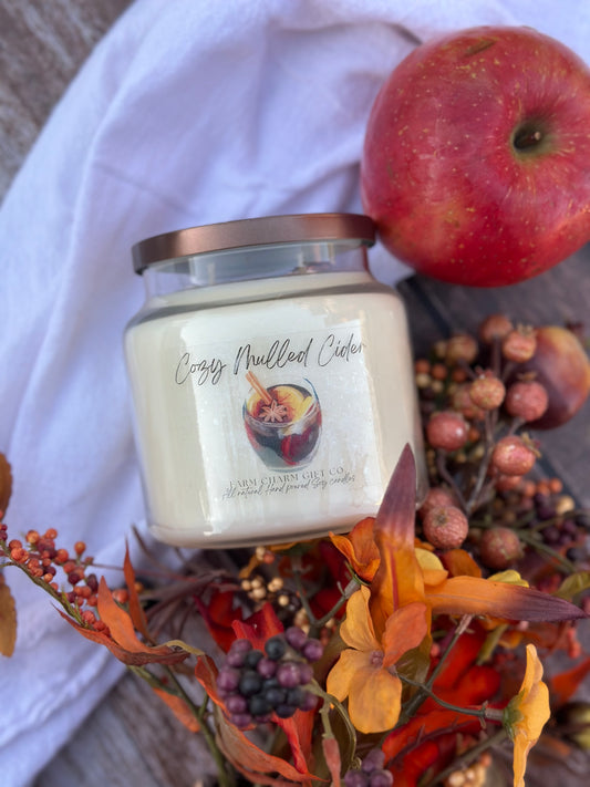 Cozy Mulled Cider Natural Soy Candle