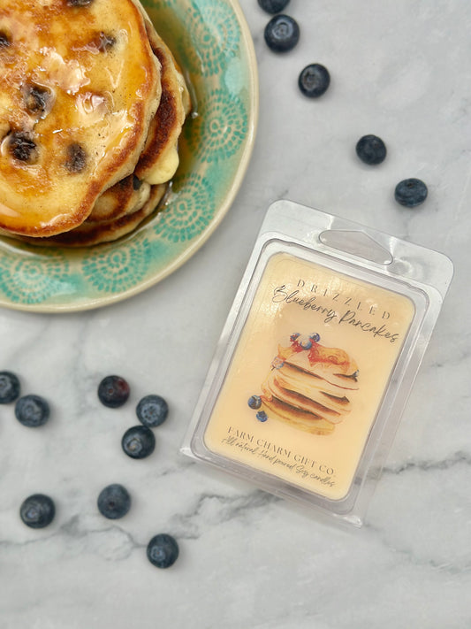 Drizzled Blueberry Pancakes Natural Soy Melt