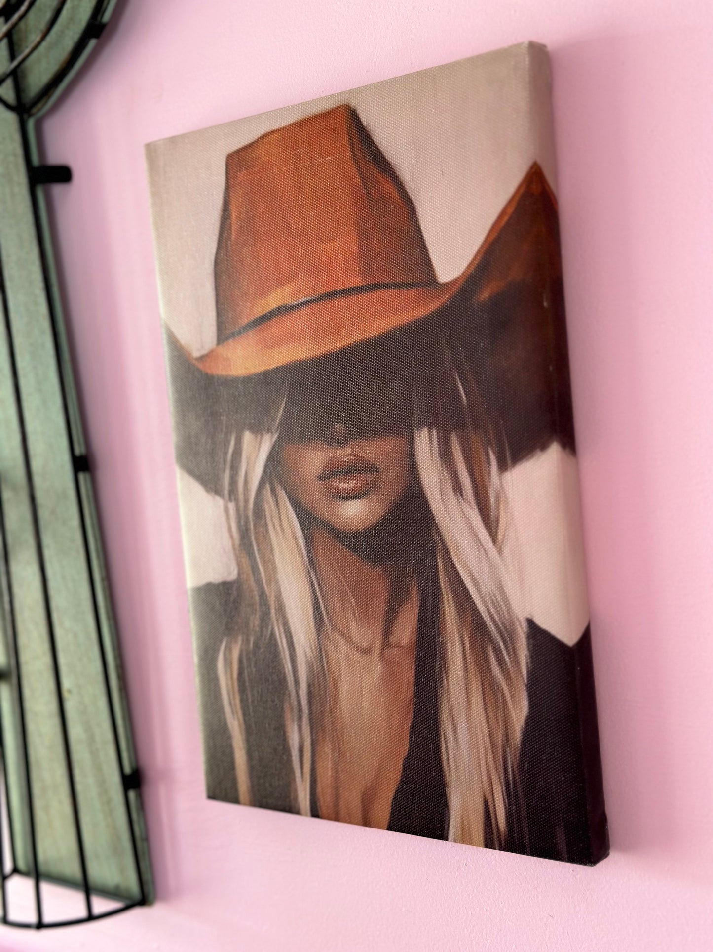 8”x12” Sexy Cowgirl 1.0 Canvas Print
