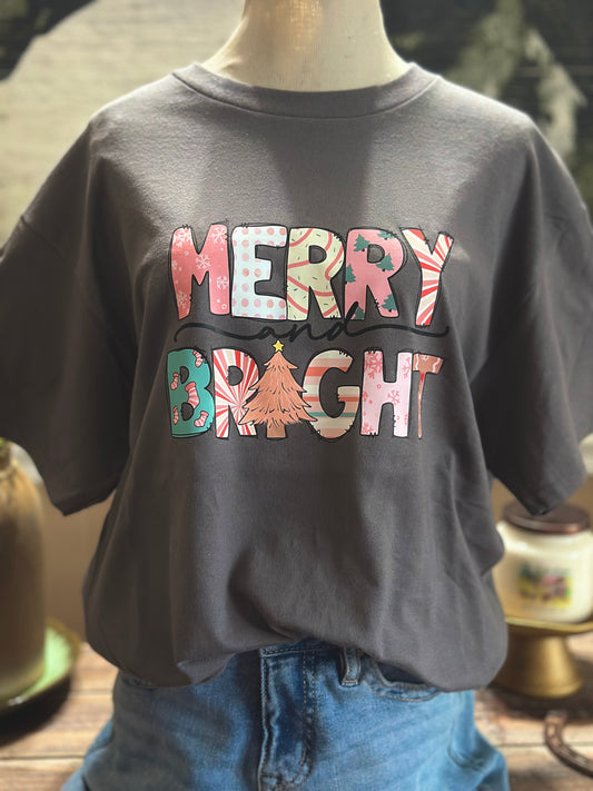 Merry & Bright Graphic T-Shirt