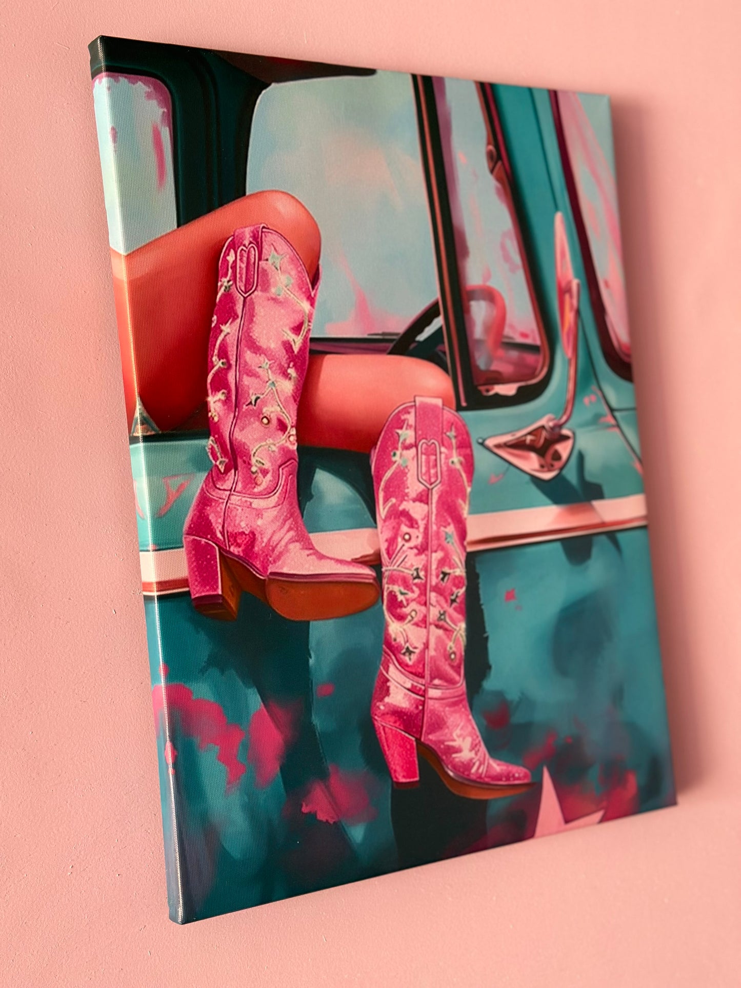 12”x16” Let’s Go Girls Canvas Print