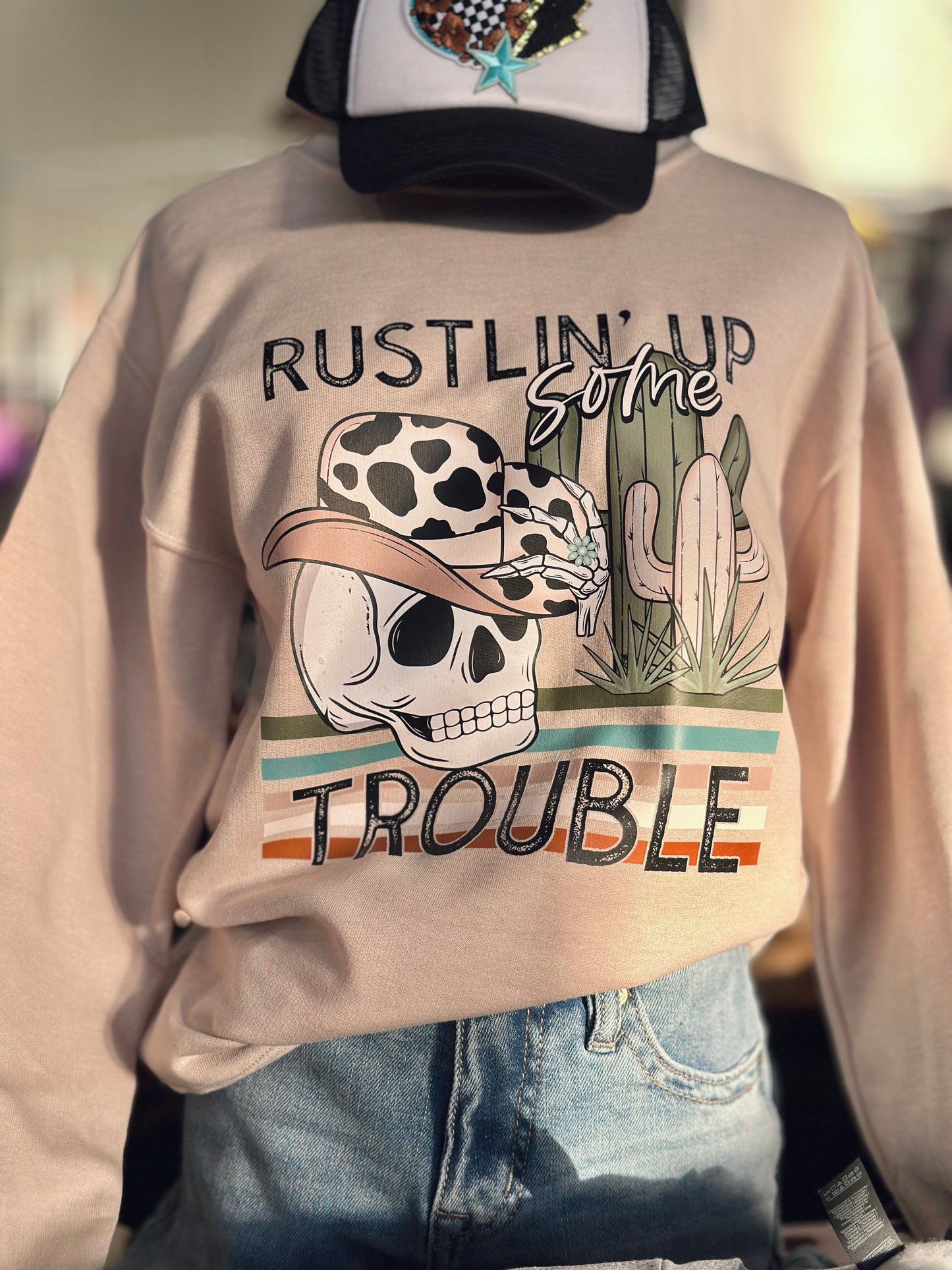 Rustlin’ Up Some Trouble Sweatshirt