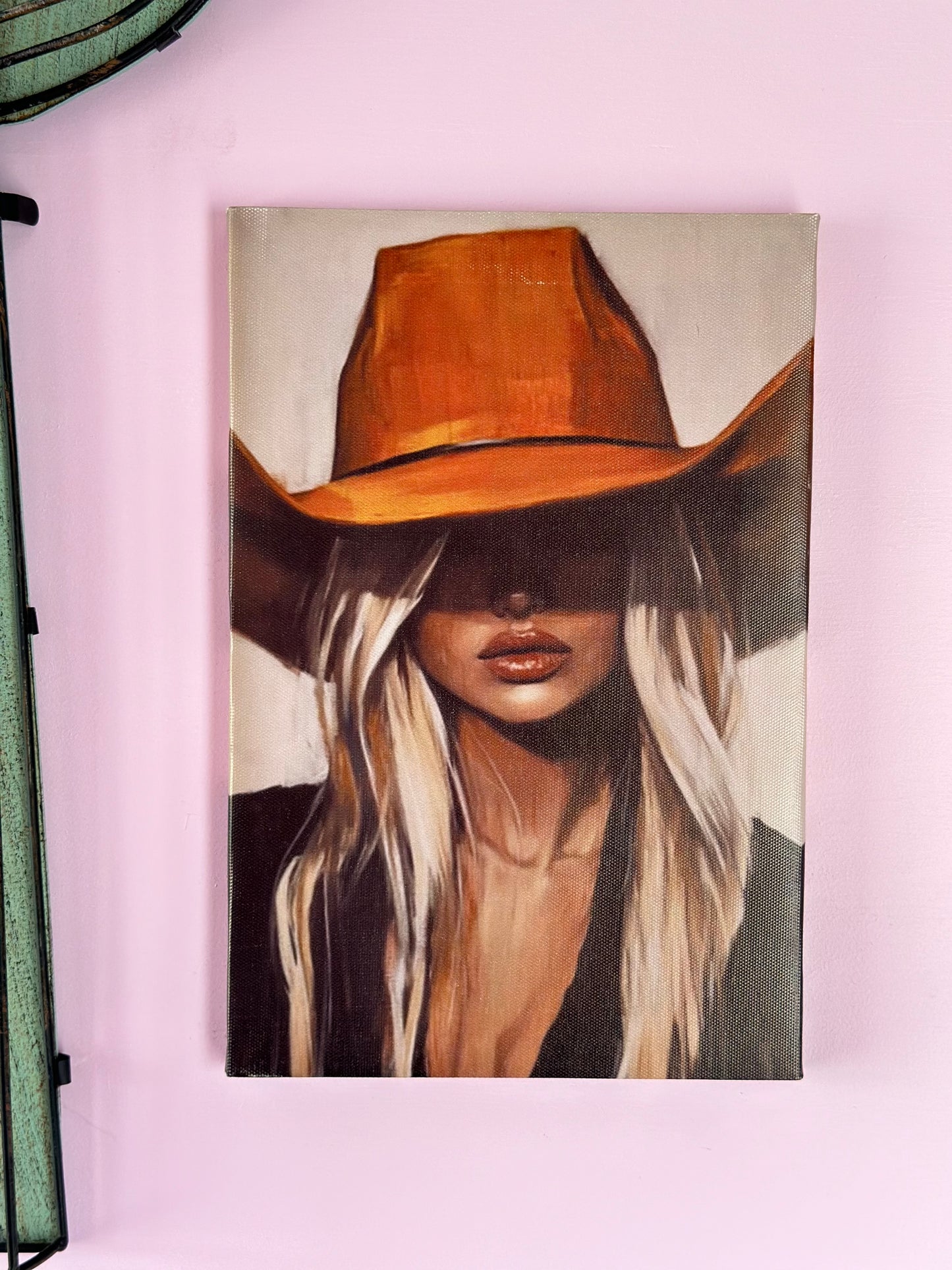 8”x12” Sexy Cowgirl 1.0 Canvas Print