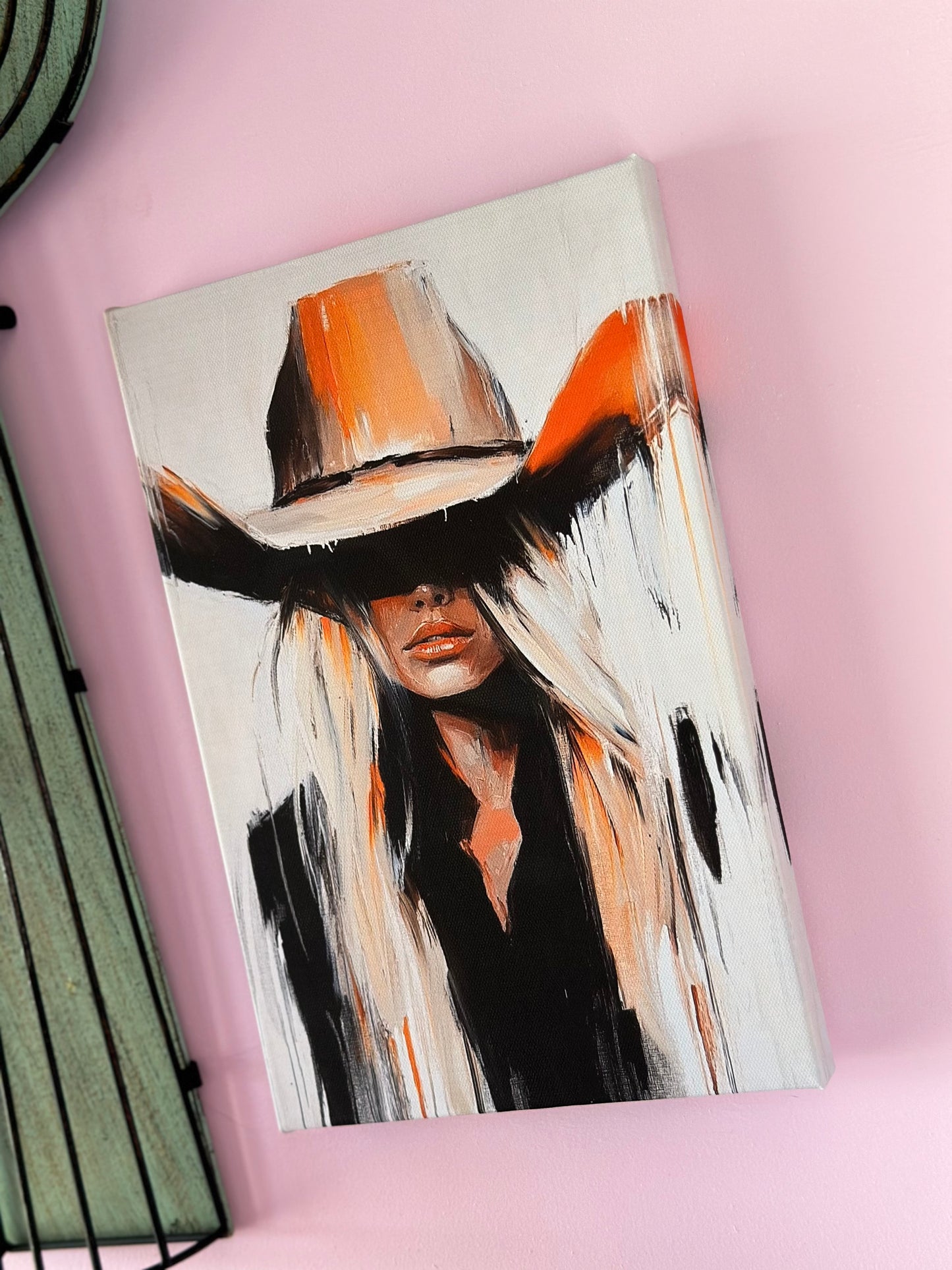 8”x12” Sexy Cowgirl 2.0 Canvas Print