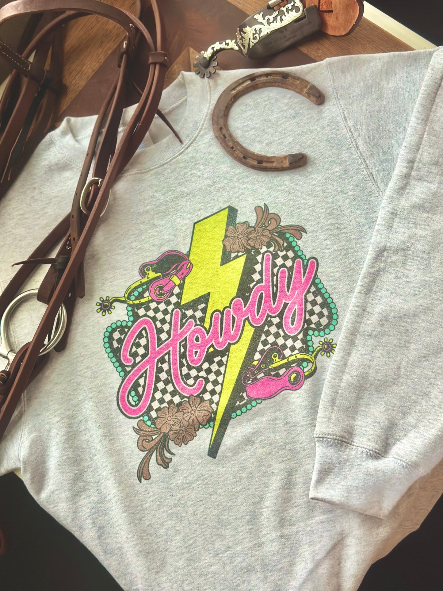 Neon Howdy Sweatshirt