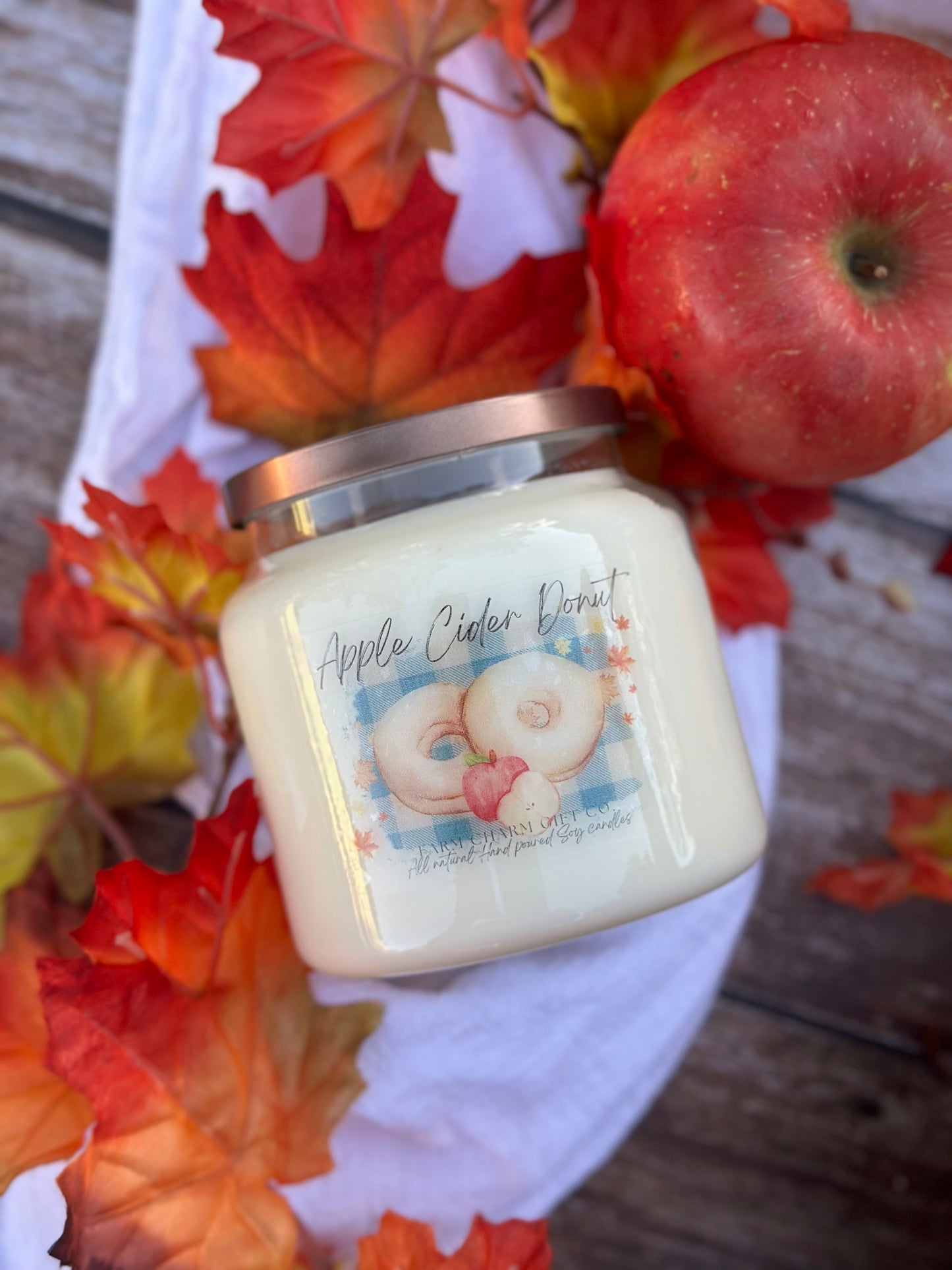 Apple Cider Donut Natural Soy Candle