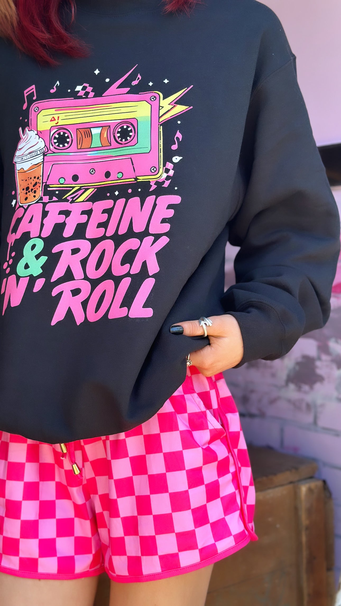Caffeine & Rock ‘N’ Roll Sweatshirt