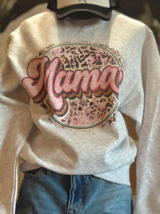 Leopard Mama Sweatshirt