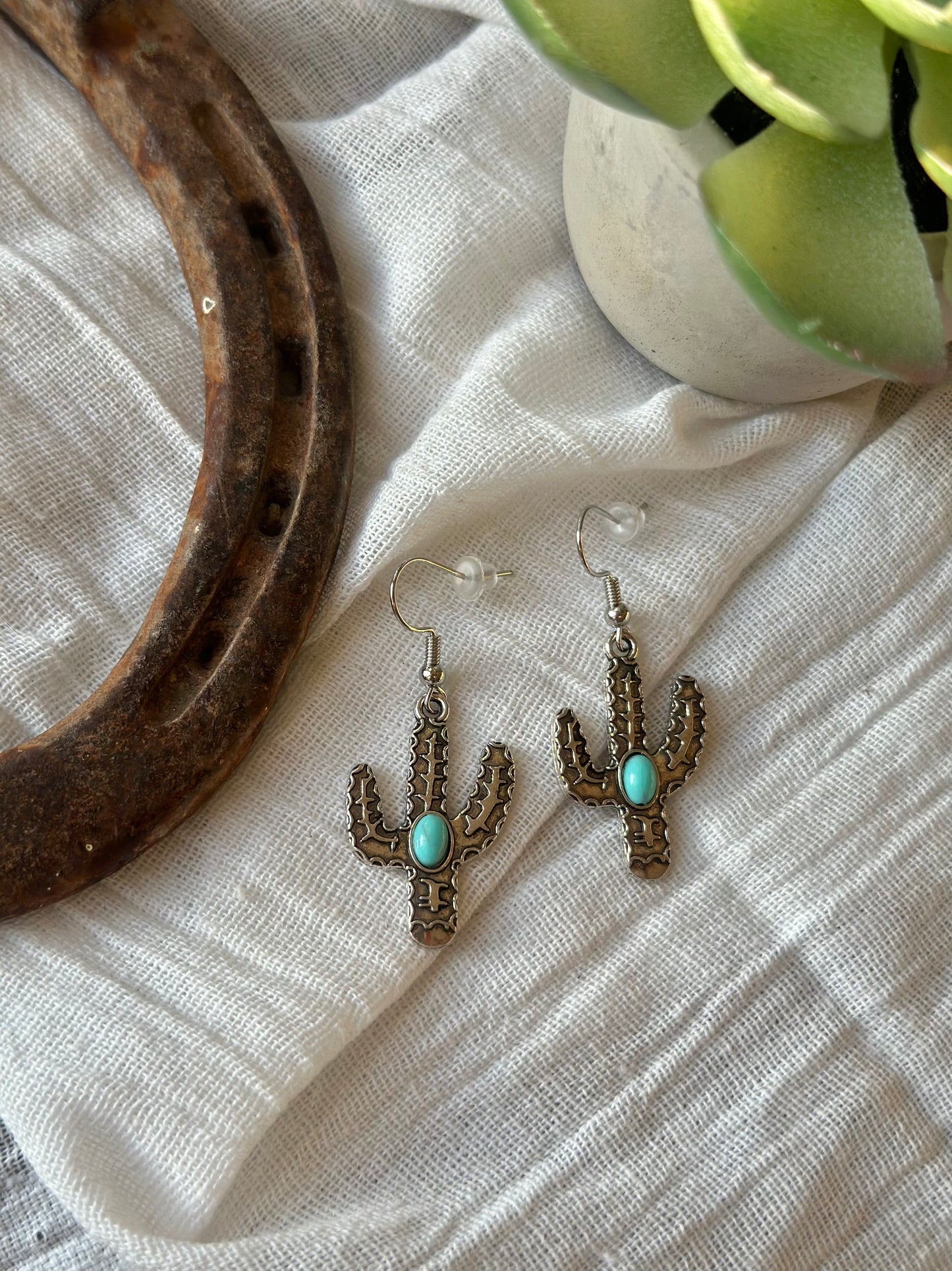 Cactus Charm Earrings