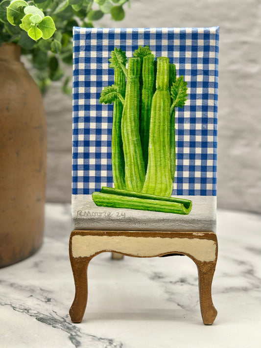 5”x7” Farmhouse Celery Painting