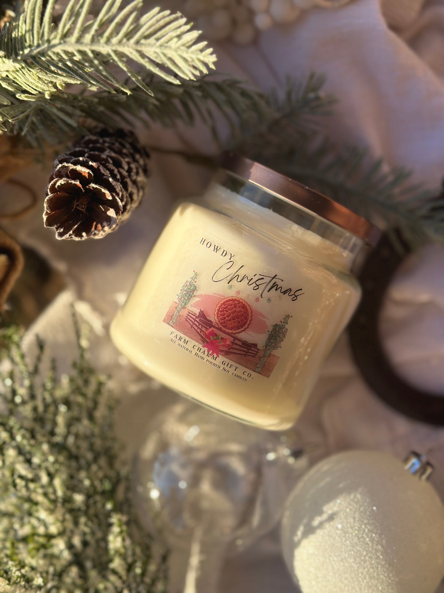 Howdy Christmas Natural Soy Candle