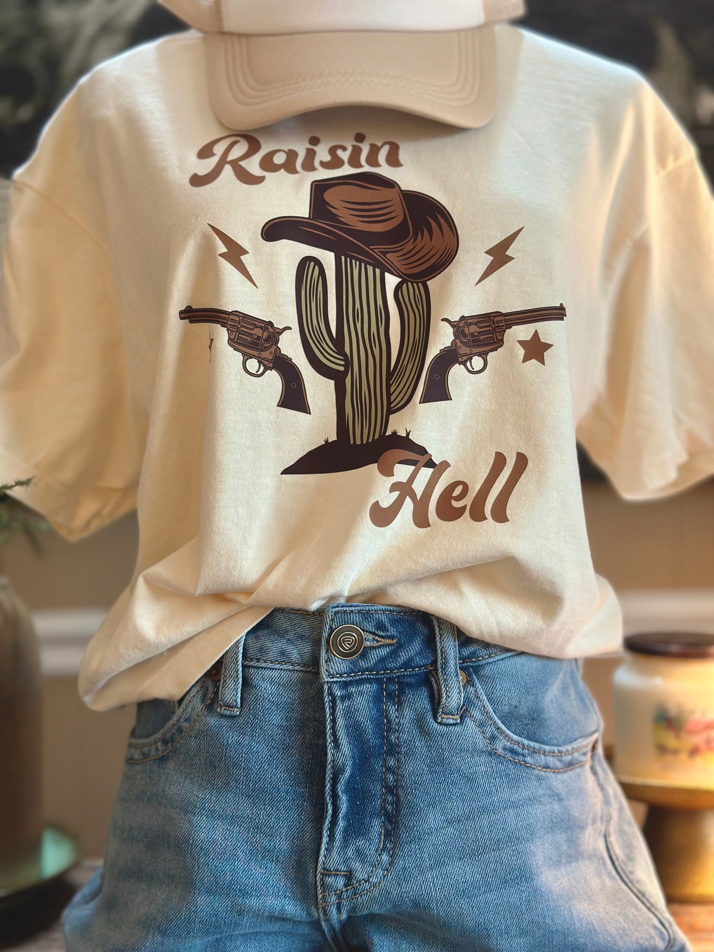 Raisin Hell Oversized Boxy T-Shirt