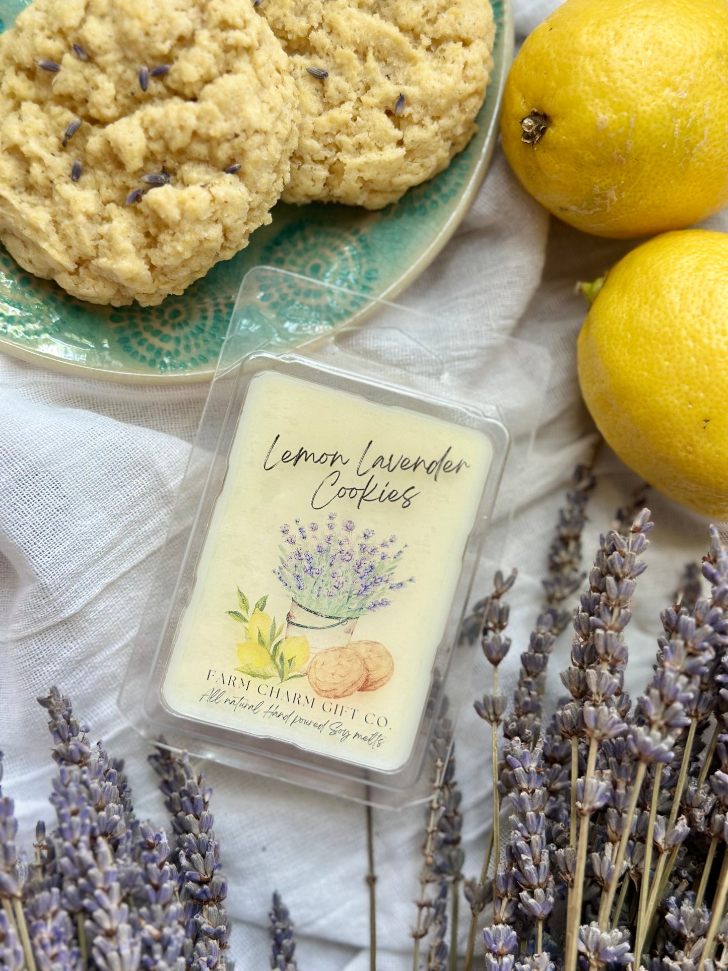 Lemon Lavender Cookies Natural Soy Melt