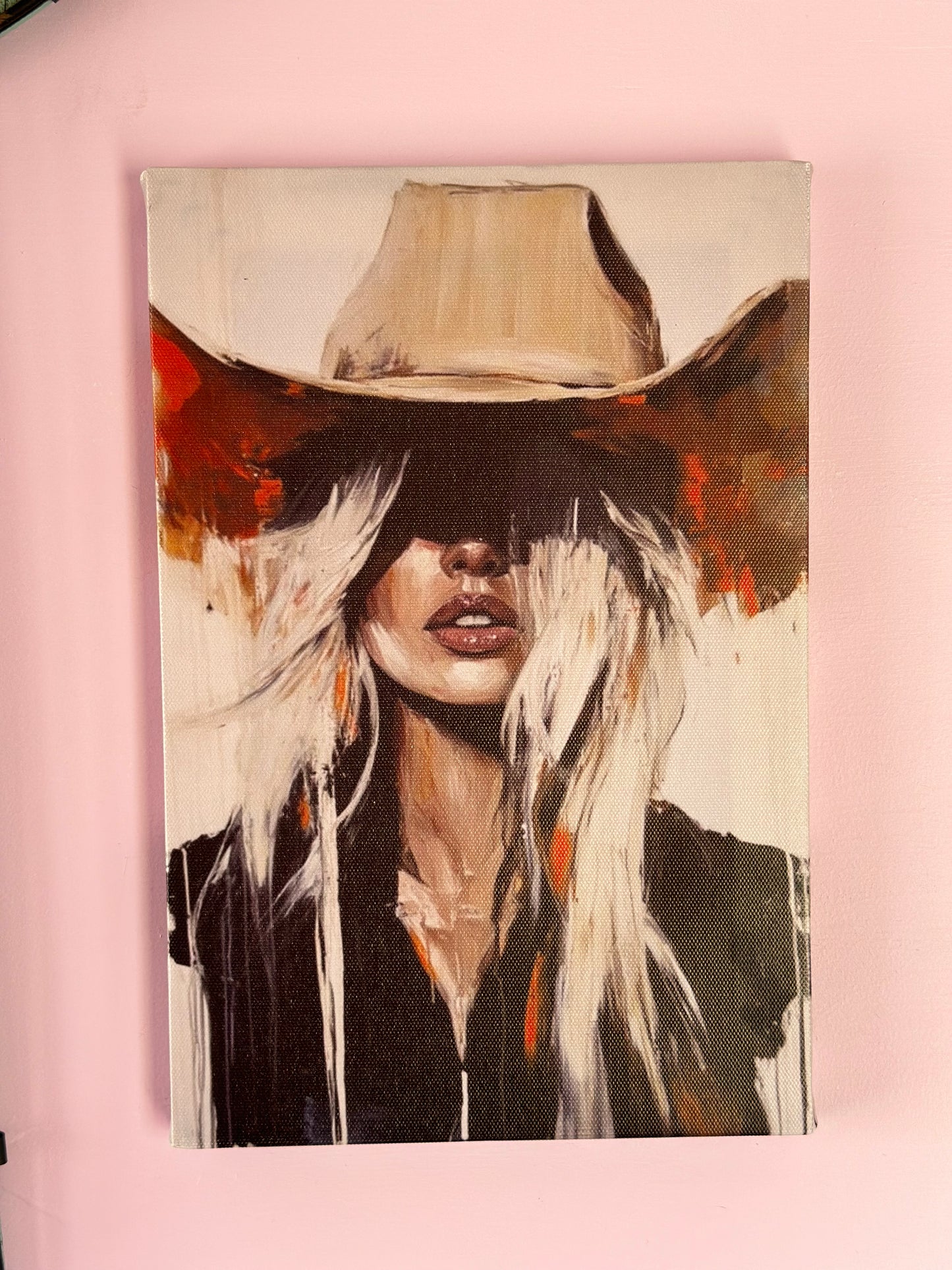 8”x12” Sexy Cowgirl 3.0 Canvas Print
