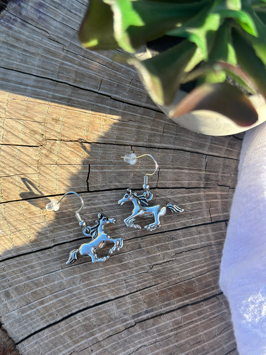 Galloping Horses Earrings