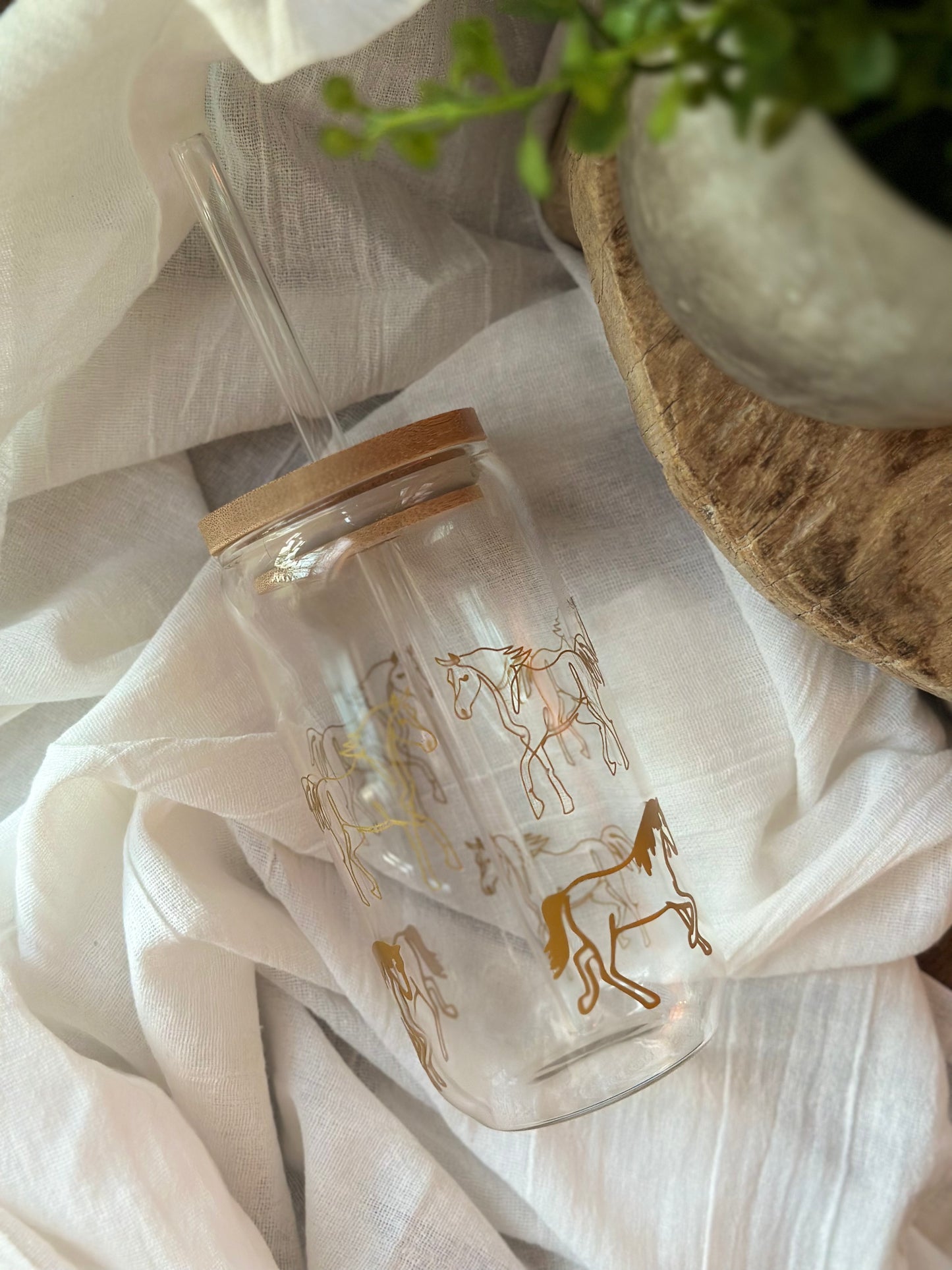 Horse Lover ￼Glass Cup