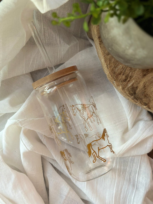 Horse Lover ￼Glass Cup