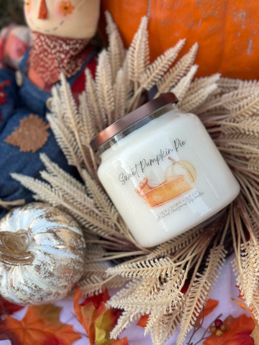 Sweet Pumpkin Pie Natural Soy Candle