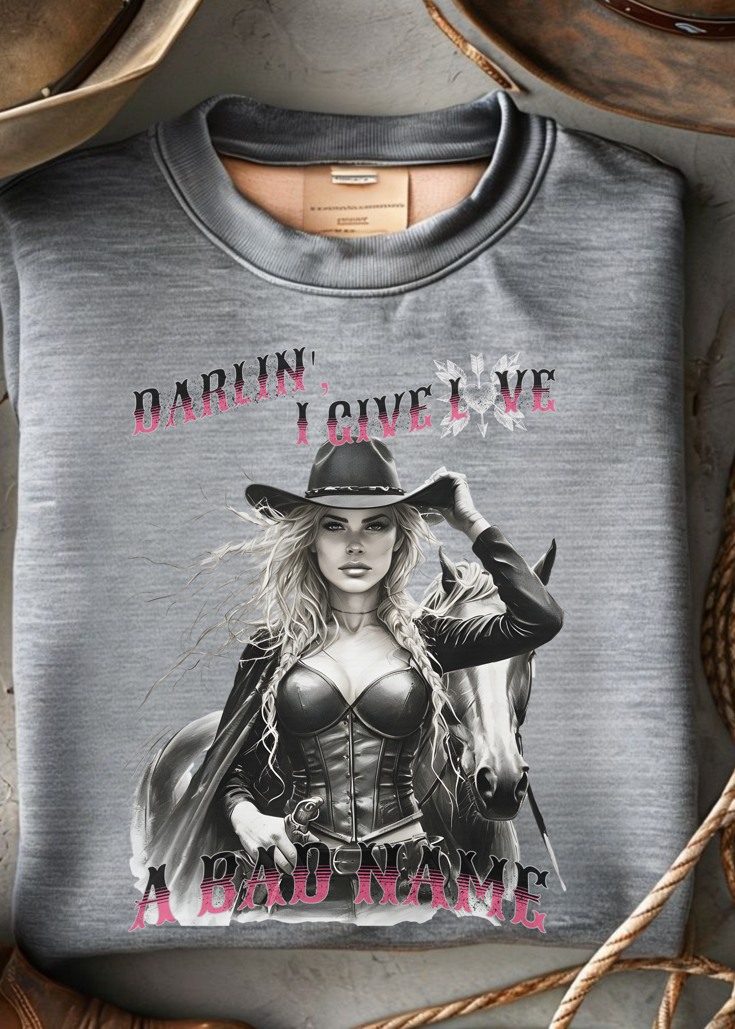 Darlin' I Give Love A Bad Name DTF Print