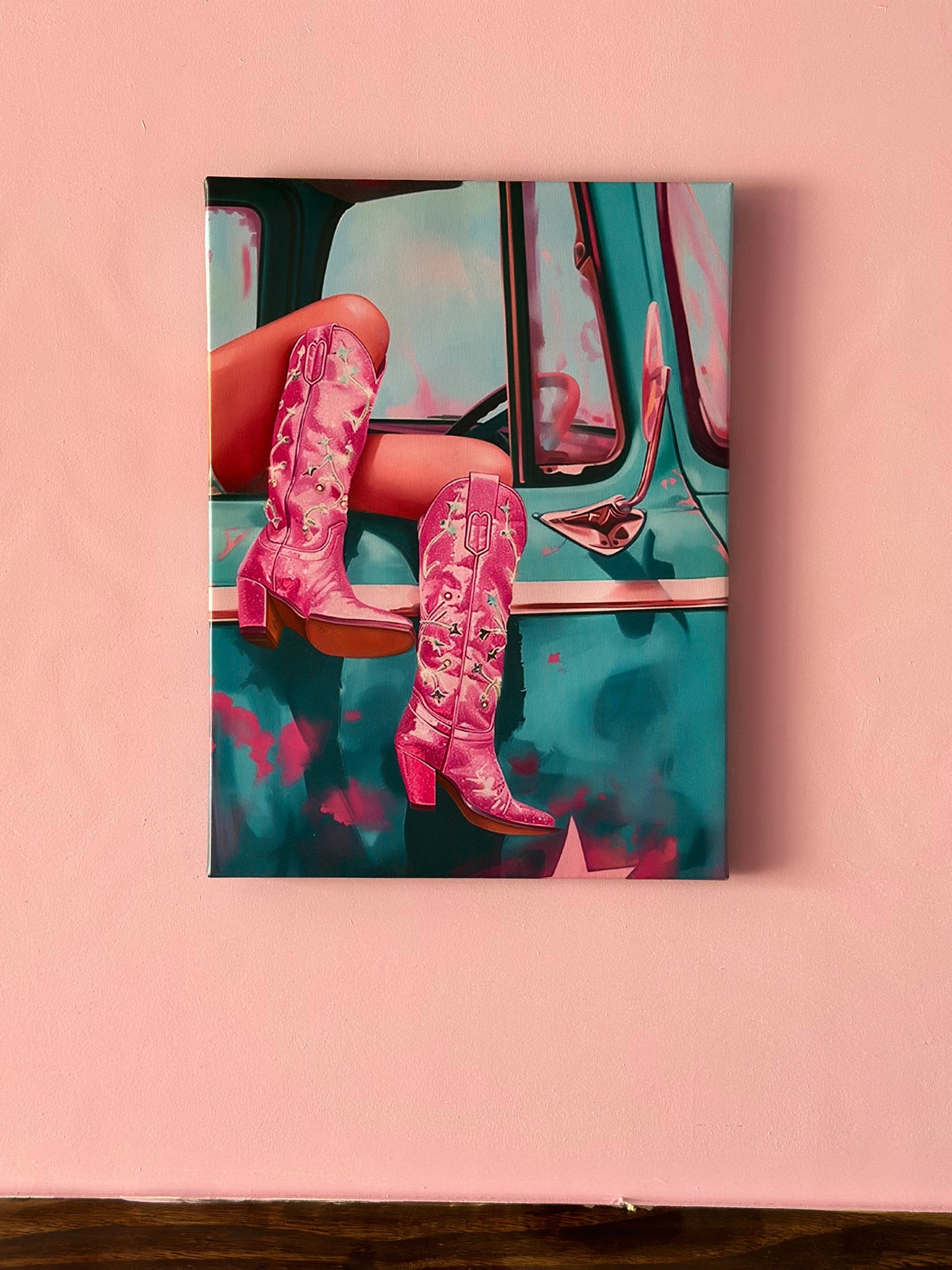 12”x16” Let’s Go Girls Canvas Print