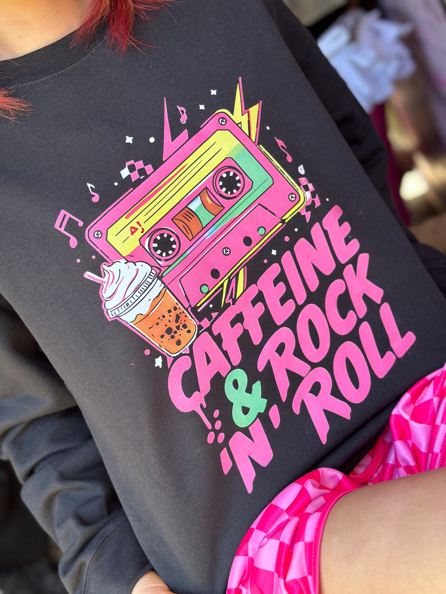 Caffeine & Rock ‘N’ Roll Sweatshirt
