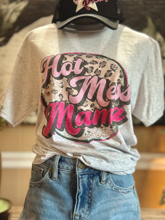 Hot Mess Mama Oversized T-Shirt