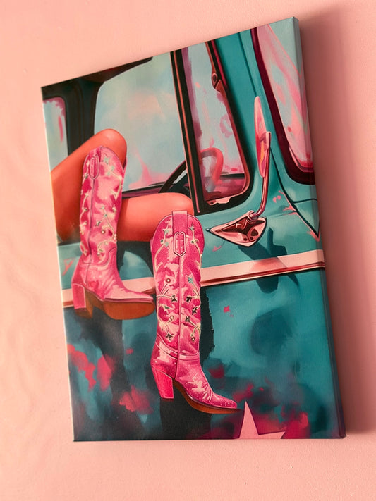 12”x16” Let’s Go Girls Canvas Print