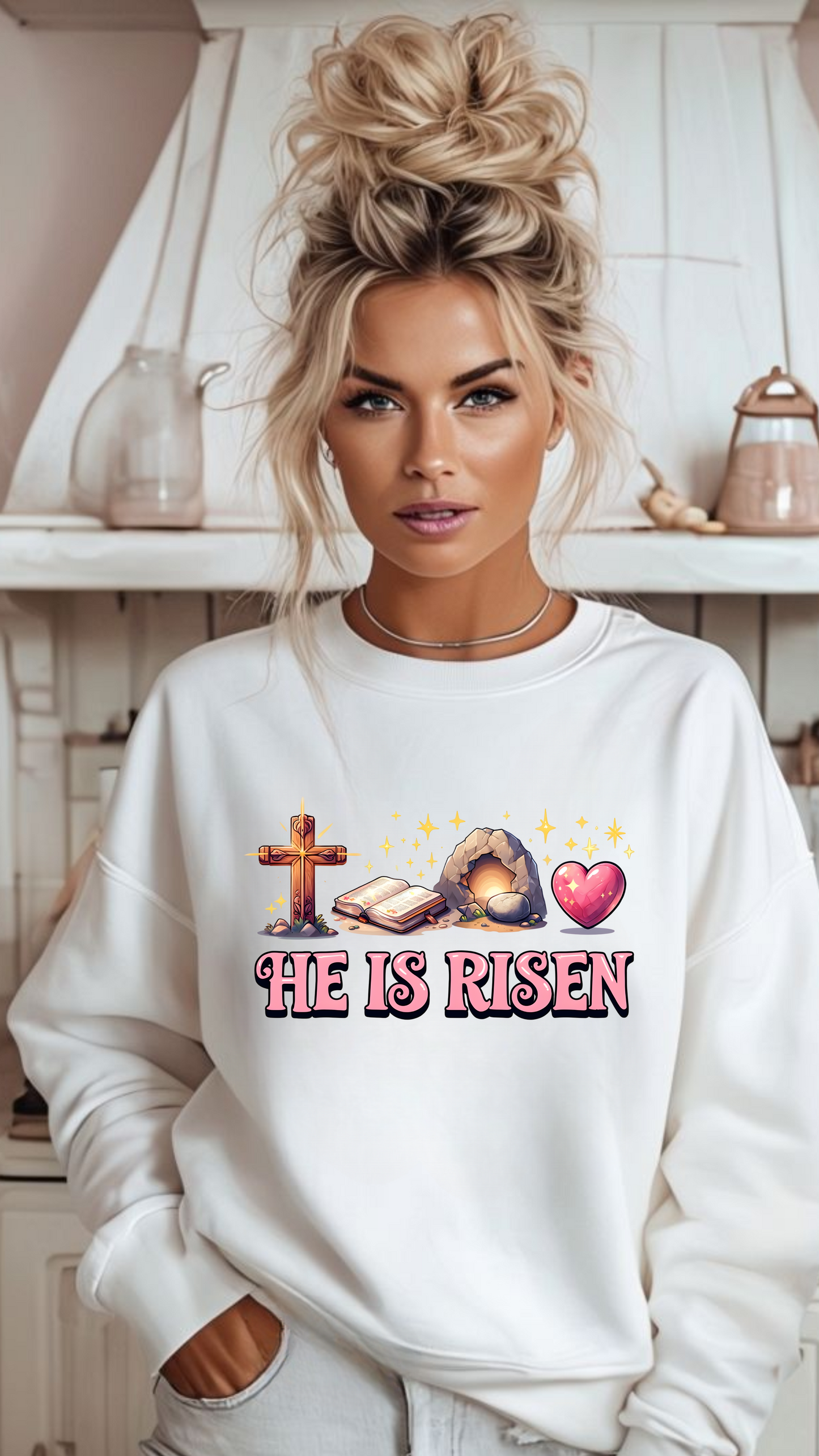 He Is Risen DTF Print