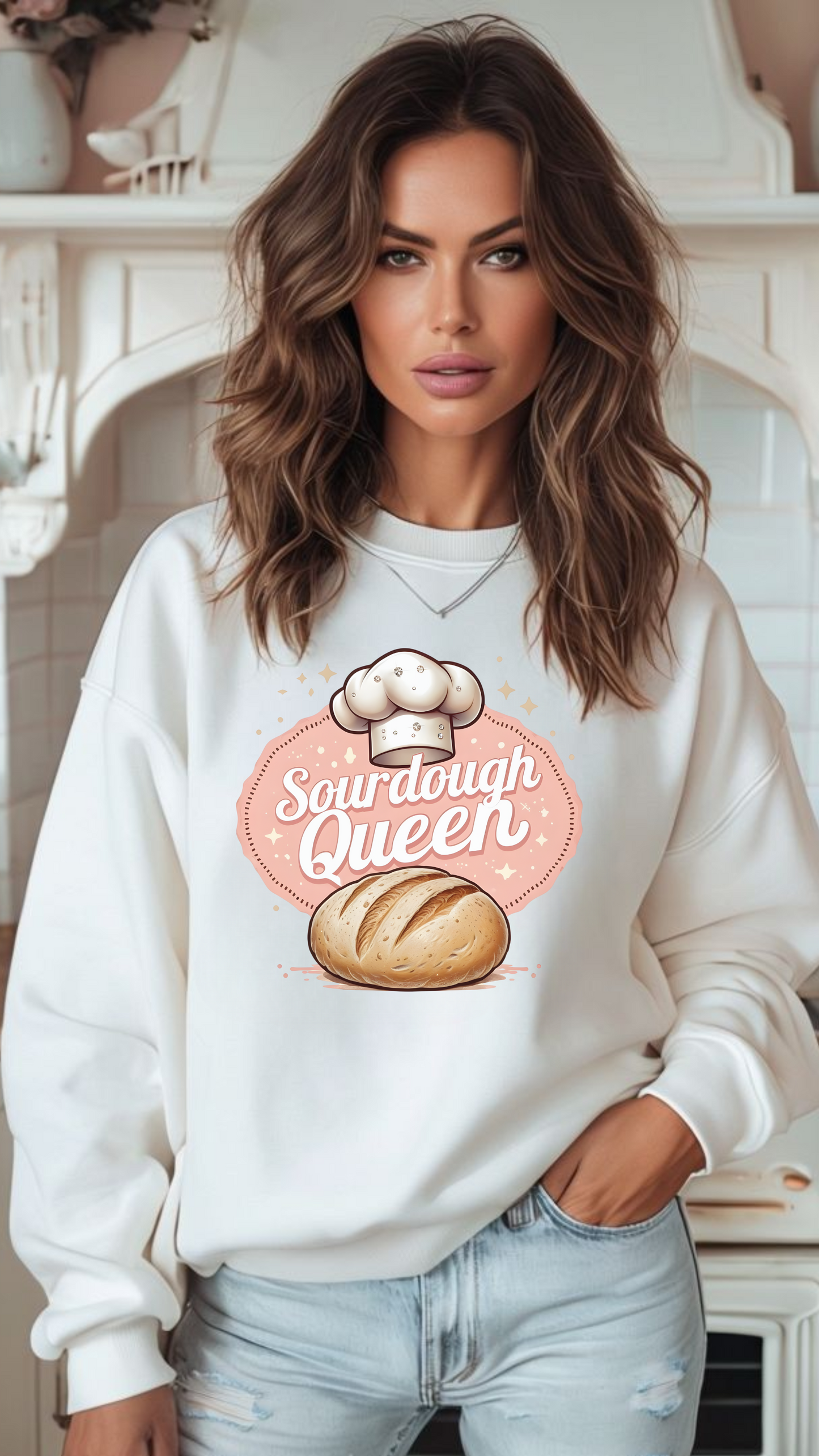 Sourdough Queen DTF Print