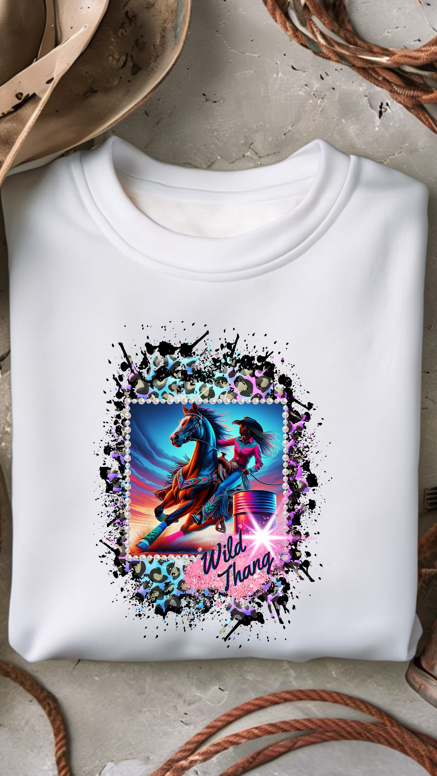 Wild Thang Name DTF Print