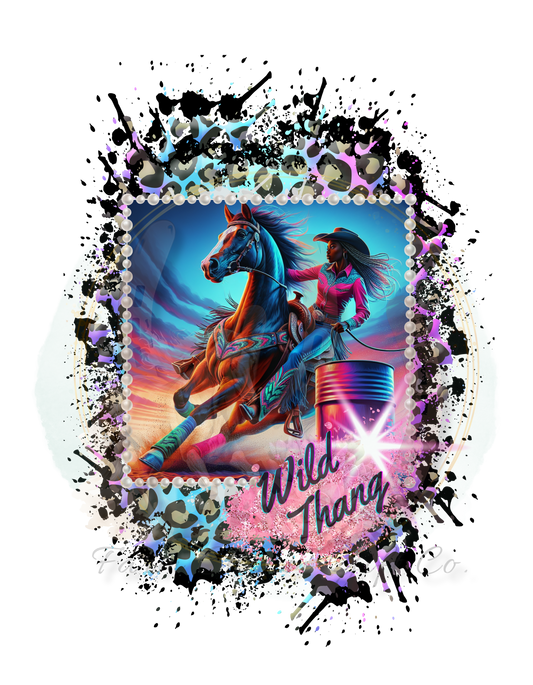 Wild Thang Name DTF Print
